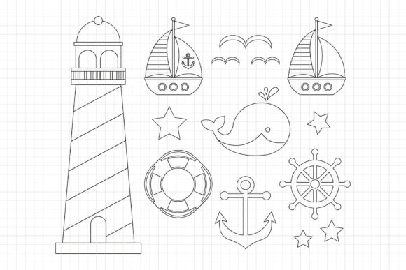 Download Sailing Away Digital Stamp (DS13) - Sailing Collection